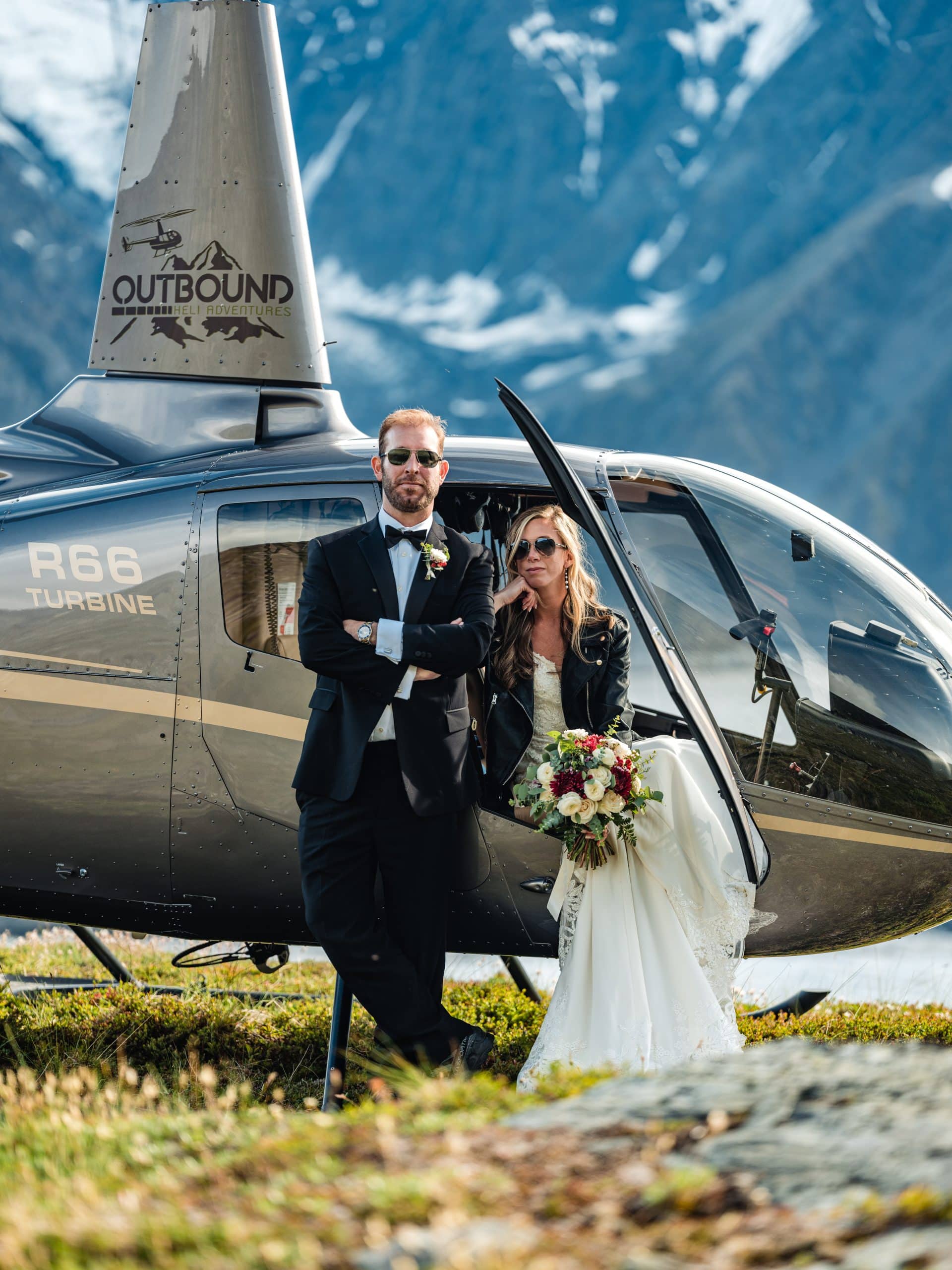 Outbound Heli Adventures wedding