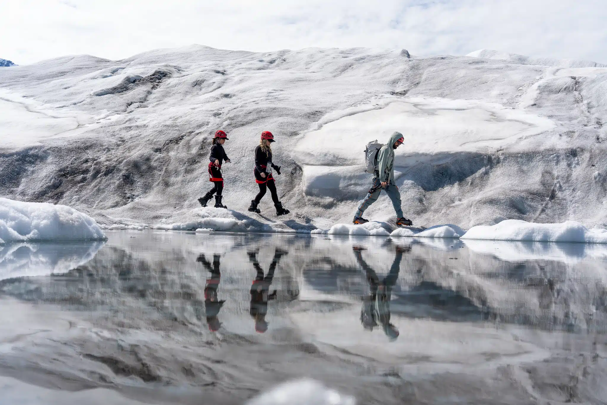 glacier trekking outbound heli adventures
